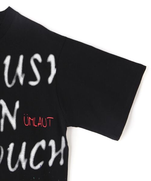 L.H.P（エルエイチピー）の「【WEB&DEPOT限定】UMLAUT/ウムラウト/タギング ペイントTEE（Tシャツ/カットソー・レディース・ブラック/ホワイト・L/M）」の3枚目の写真