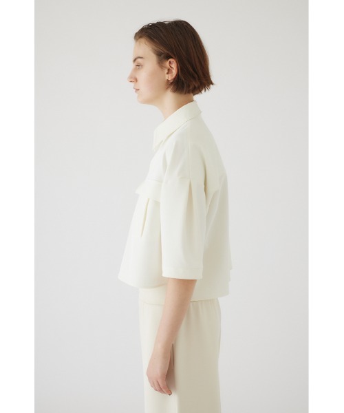 RIM.ARK（リムアーク）の「Neck design box tops（シャツ