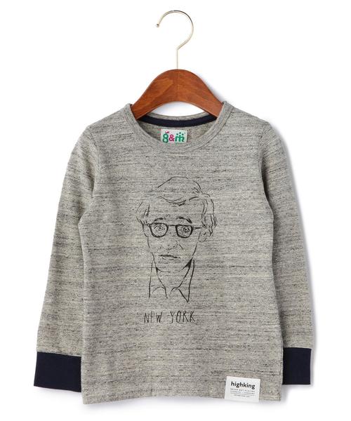 green label relaxing（グリーンレーベルリラクシング）の「green label relaxing別注 Highking(ハイキング) Manhattan Tシャツ（Tシャツ/カットソー・キッズ・ホワイト/グレー・100cm/110cm/130cm/120cm）」の2枚目の写真