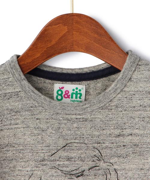 green label relaxing（グリーンレーベルリラクシング）の「green label relaxing別注 Highking(ハイキング) Manhattan Tシャツ（Tシャツ/カットソー・キッズ・ホワイト/グレー・100cm/110cm/130cm/120cm）」の10枚目の写真