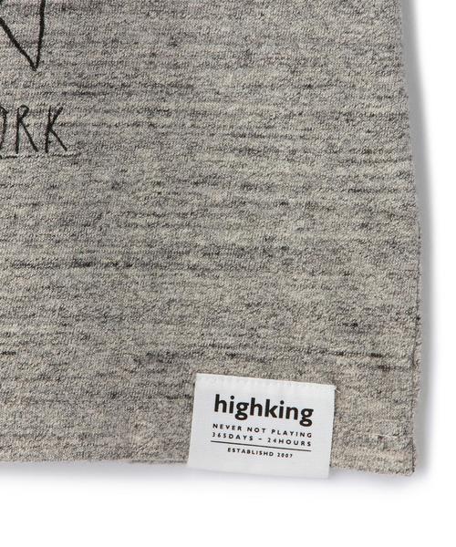 green label relaxing（グリーンレーベルリラクシング）の「green label relaxing別注 Highking(ハイキング) Manhattan Tシャツ（Tシャツ/カットソー・キッズ・ホワイト/グレー・100cm/110cm/130cm/120cm）」の12枚目の写真