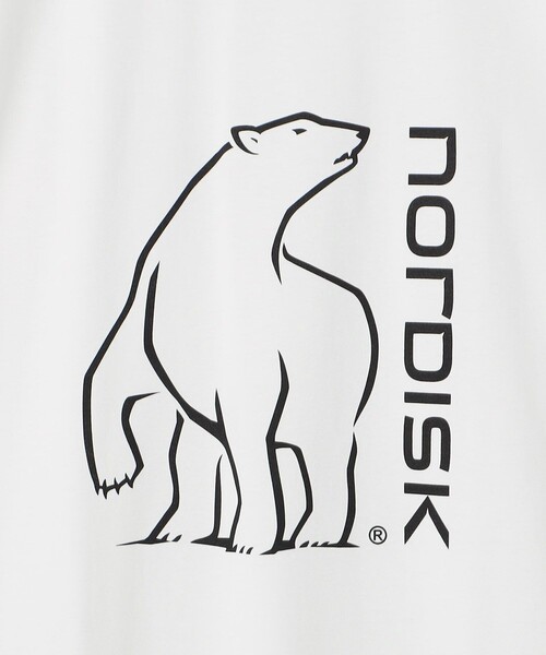 NORDISK(ノルディスク)の「NORDISK/ノルディスク OG COTTON POLAR BEAR TSHIRT(Tシャツ/カットソー・メンズ・ブラック/ホワイト・LARGE/MEDIUM)」の5枚目の写真