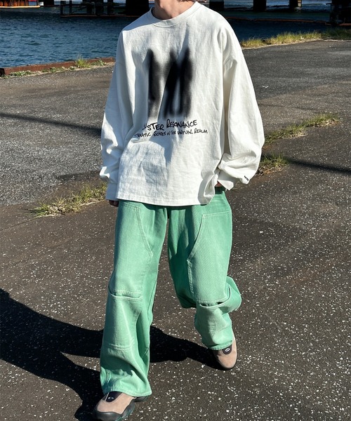 Perushu（ペルーシュ）の「アソートグラフィックロンT（Tシャツ/カットソー・メンズ・ライトブルー/ブラック/ホワイト系その他/オフホワイト・MEDIUM/LARGE）」の16枚目の写真