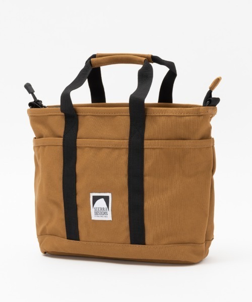SIERRA DESIGNS(シェラデザイン)の「SIERRA DESIGNS コーデュラミニトートショルダーバッグ(ショルダーバッグ・メンズ・ブラック/ベージュ・FREE)」の2枚目の写真