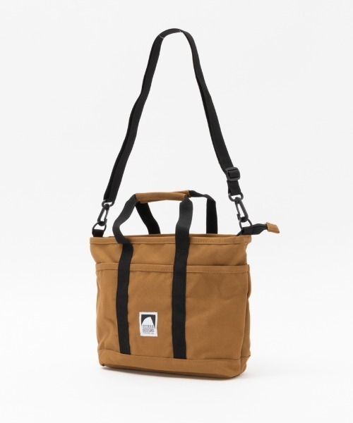 SIERRA DESIGNS(シェラデザイン)の「SIERRA DESIGNS コーデュラミニトートショルダーバッグ(ショルダーバッグ・メンズ・ブラック/ベージュ・FREE)」の7枚目の写真