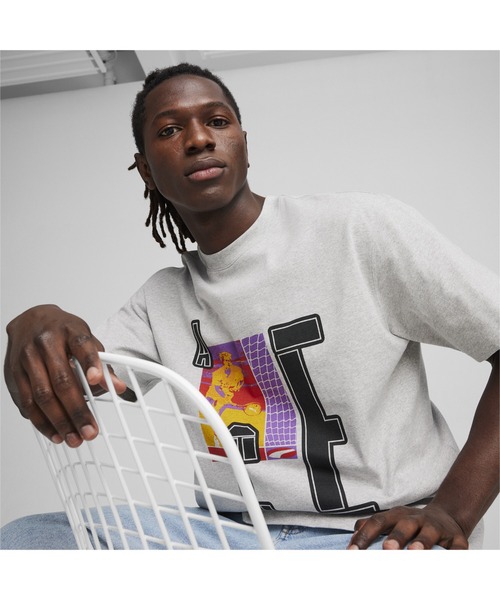 PUMA（プーマ）の「PUMA プーマ メンズ エース グラフィック 半袖 Tシャツ（Tシャツ/カットソー・メンズ・グリーン/ライトグレー/ホワイト・LARGE/SMALL/X-SMALL/X-LARGE/MEDIUM）」の10枚目の写真