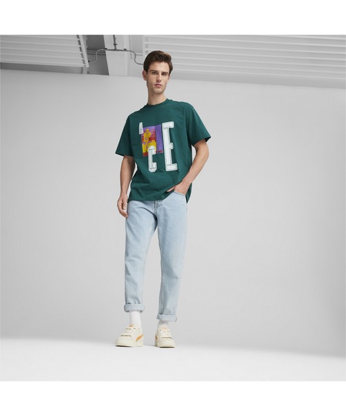 PUMA（プーマ）の「PUMA プーマ メンズ エース グラフィック 半袖 Tシャツ（Tシャツ/カットソー・メンズ・グリーン/ライトグレー/ホワイト・LARGE/SMALL/X-SMALL/X-LARGE/MEDIUM）」の7枚目の写真