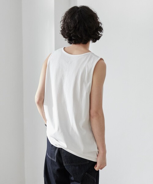 coen(コーエン)の「【WELLTECT】ベーシックタンクトップ(Tシャツ/カットソー・メンズ・ホワイト/ブラック・M/L/XL)」の7枚目の写真