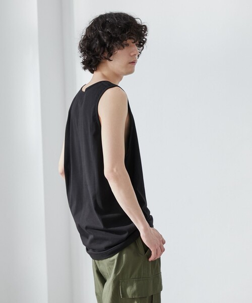 coen(コーエン)の「【WELLTECT】ベーシックタンクトップ(Tシャツ/カットソー・メンズ・ホワイト/ブラック・M/L/XL)」の10枚目の写真