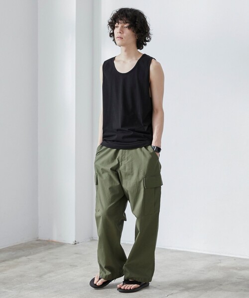 coen(コーエン)の「【WELLTECT】ベーシックタンクトップ(Tシャツ/カットソー・メンズ・ホワイト/ブラック・M/L/XL)」の11枚目の写真