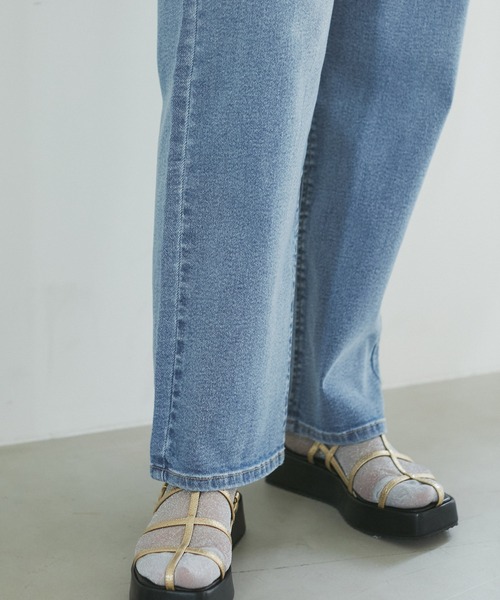 ROPE' PICNIC（ロペピクニック）の「【ご好評につき追加生産】【ウエスト革命デニム】ウエストシェイプハイライズマムジーンズ（デニムパンツ・レディース・ブルー系その他5/ブルー・38/36/40）」の22枚目の写真