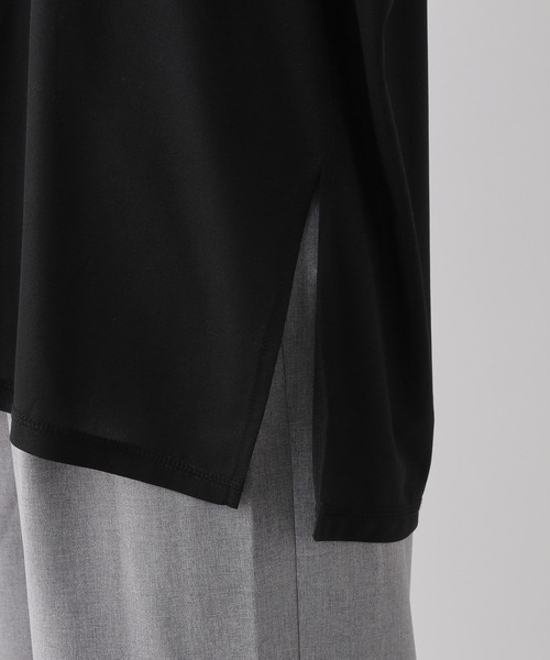 LEPSIM（レプシィム）の「ネック配色プルオーバー　108094（Tシャツ/カットソー・レディース・ブラック/オフホワイト/ターコイズブルー・FREE）」の16枚目の写真