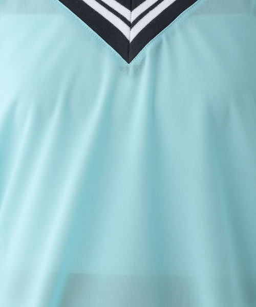 LEPSIM（レプシィム）の「ネック配色プルオーバー　108094（Tシャツ/カットソー・レディース・ブラック/オフホワイト/ターコイズブルー・FREE）」の12枚目の写真