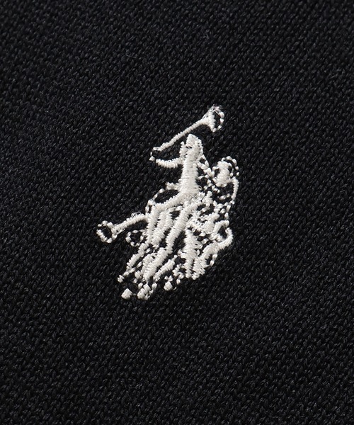 U.S. POLO ASSN.(ユーエスポロアッスン)の「【U.S. POLO ASSN./ユーエスポロアッスン】ワンポイント刺繍 半袖ニットポロシャツ(ポロシャツ・メンズ・ブラック/ベージュ系その他/ネイビー/ブルー系その他/モカ/インディゴブルー/オフホワイト/ライトベージュ・M/L/LL)」の12枚目の写真