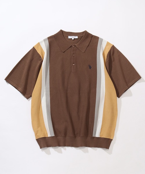 U.S. POLO ASSN.(ユーエスポロアッスン)の「【U.S. POLO ASSN./ユーエスポロアッスン】ワンポイント刺繍 半袖ニットポロシャツ(ポロシャツ・メンズ・ブラック/ベージュ系その他/ネイビー/ブルー系その他/モカ/インディゴブルー/オフホワイト/ライトベージュ・M/L/LL)」の17枚目の写真