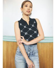 Square gyda ノースリPOLO KT TOPS