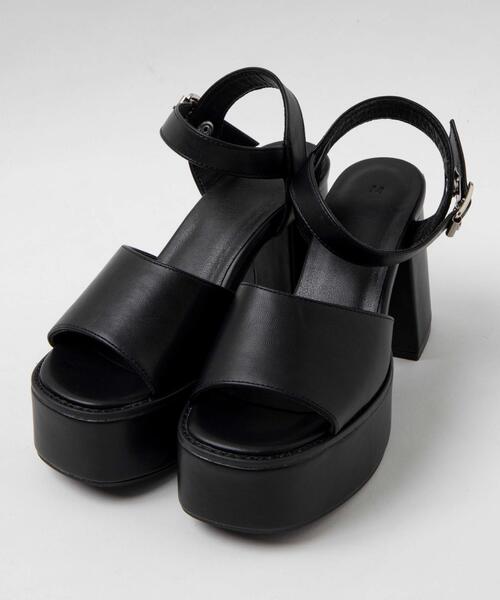 WEGO(ウィゴー)の「WEGO/ストーム付きヒールサンダル(サンダル・レディース・シルバー/ブラック/ブラウン/オフホワイト・MEDIUM/LARGE)」の10枚目の写真