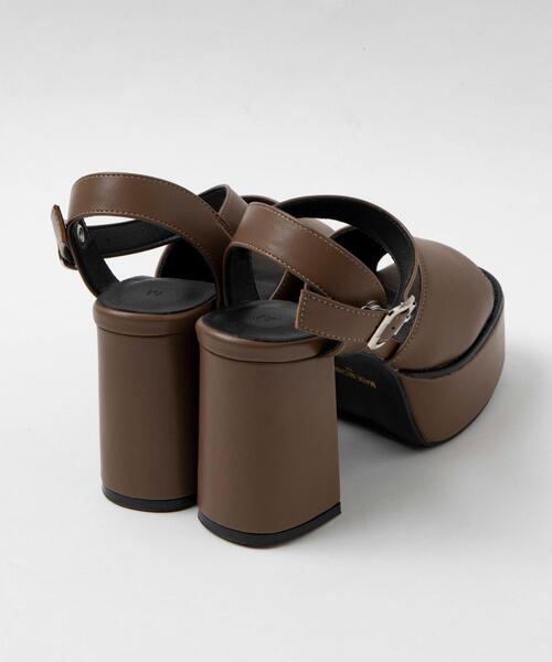 WEGO(ウィゴー)の「WEGO/ストーム付きヒールサンダル(サンダル・レディース・シルバー/ブラック/ブラウン/オフホワイト・MEDIUM/LARGE)」の8枚目の写真