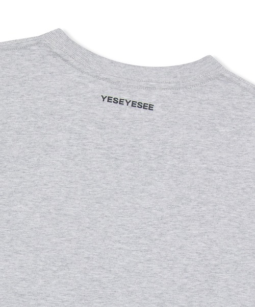 【YESEYESEE】Y.E.S Pigment Applique Tee Khaki★関税込★ YESEYESEE Y.E.S Pigment Applique Tee MY245 (YESEYESEE/T