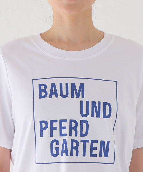 BAUM UND PFERDGARTEN(バウムウンドヘルガーデン)の「【BAUM UND PFERDGARTEN/バウム ウンド ヘルガーデン】TEE(Tシャツ/カットソー・レディース・ホワイト・SMALL)」の8枚目の写真