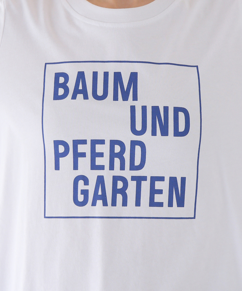 BAUM UND PFERDGARTEN(バウムウンドヘルガーデン)の「【BAUM UND PFERDGARTEN/バウム ウンド ヘルガーデン】TEE(Tシャツ/カットソー・レディース・ホワイト・SMALL)」の11枚目の写真