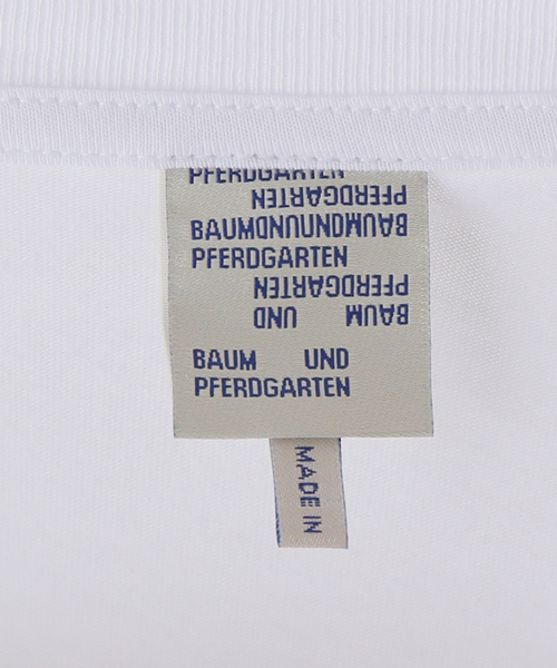 BAUM UND PFERDGARTEN(バウムウンドヘルガーデン)の「【BAUM UND PFERDGARTEN/バウム ウンド ヘルガーデン】TEE(Tシャツ/カットソー・レディース・ホワイト・SMALL)」の13枚目の写真