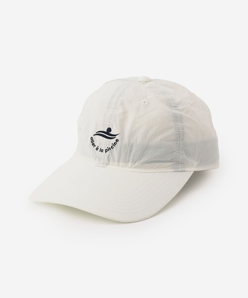 Speedo（スピード）の「Speedo｜〈別注〉ロゴキャップ（キャップ・レディース・ブラック/オフホワイト/ネイビー・F）」の2枚目の写真