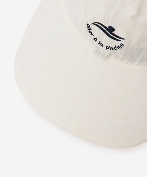 Speedo（スピード）の「Speedo｜〈別注〉ロゴキャップ（キャップ・レディース・ブラック/オフホワイト/ネイビー・F）」の7枚目の写真