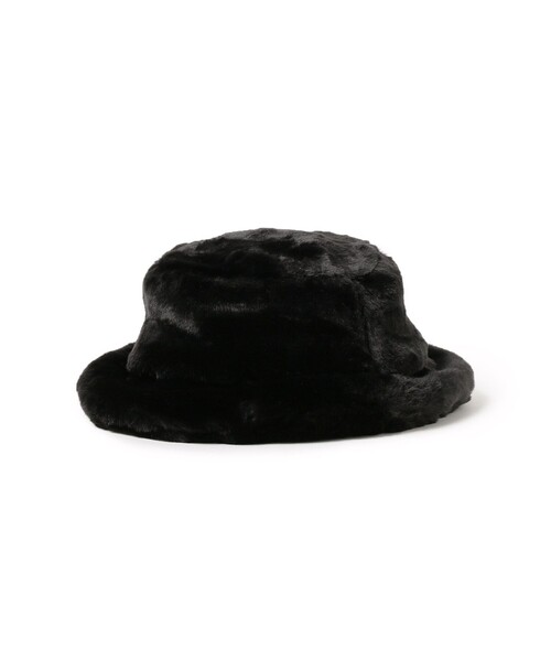 Ray BEAMS(レイビームス)の「フェイクファー バケット ハット(ハット・レディース・グレー/ブラック・ONE SIZE)」の9枚目の写真