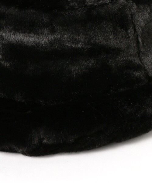 Ray BEAMS(レイビームス)の「フェイクファー バケット ハット(ハット・レディース・グレー/ブラック・ONE SIZE)」の11枚目の写真