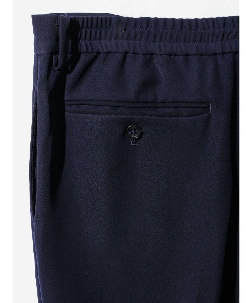 MIDIUMISOLID(ミディウミソリッド)の「MIDIUMISOLID Men’s セットアップフルレングススラックス(スラックス・メンズ・ネイビー/ベージュ・50/48)」の3枚目の写真