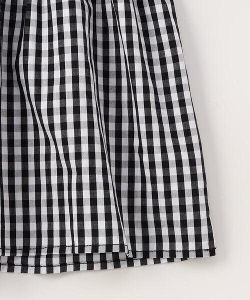 COMME CA ISM（コムサイズム）の「ギンガムチェック・バンダナ柄プリント 切替え半袖Tシャツ（Tシャツ/カットソー・キッズ・チェック/アイボリー系/ネイビー系・100cm/110cm/120cm/130cm/140cm/150cm）」の9枚目の写真