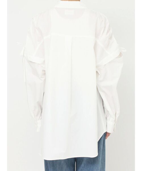 Ungrid（アングリッド）の「ショルダーデザインビッグシャツ（シャツ/ブラウス・レディース・ピンク/オレンジ/オフホワイト・FREE）」の19枚目の写真