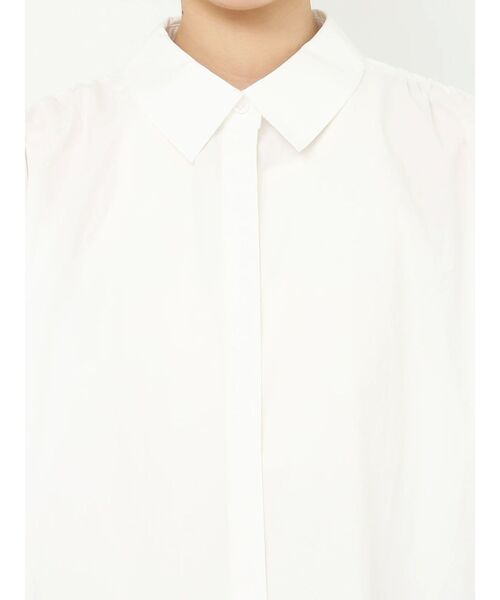 Ungrid（アングリッド）の「ショルダーデザインビッグシャツ（シャツ/ブラウス・レディース・ピンク/オレンジ/オフホワイト・FREE）」の20枚目の写真