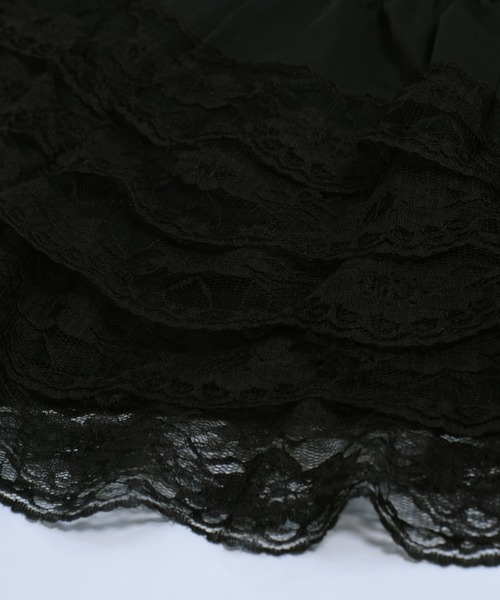 shopnikoniko（ショップニコニコ）の「レース ペチコート フリルショートパンツ（その他パンツ・レディース・ホワイト/ブラック・フリー）」の21枚目の写真