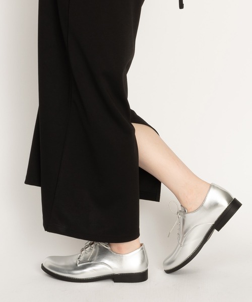 SVEC(シュベック)の「マニッシュ オックスフォードシューズ / プレーントゥ(ドレスシューズ・レディース・ブラック系その他/シルバー/ブラック・36/37/38/39/40)」の5枚目の写真