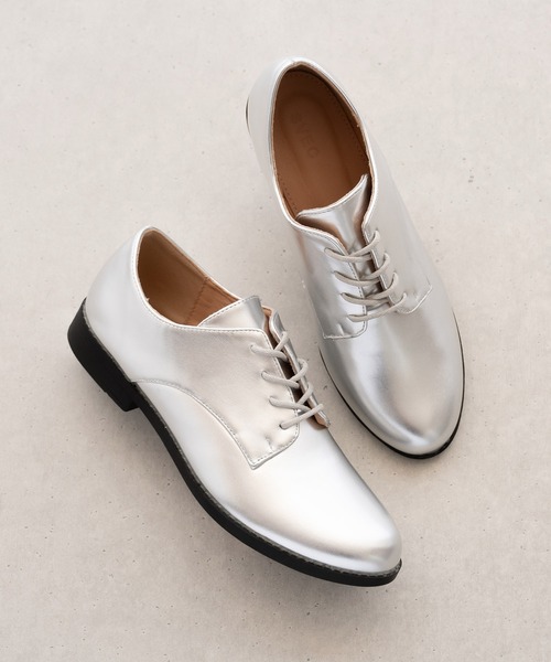 SVEC(シュベック)の「マニッシュ オックスフォードシューズ / プレーントゥ(ドレスシューズ・レディース・ブラック系その他/シルバー/ブラック・36/37/38/39/40)」の11枚目の写真