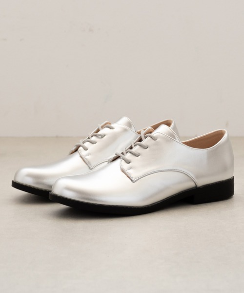 SVEC(シュベック)の「マニッシュ オックスフォードシューズ / プレーントゥ(ドレスシューズ・レディース・ブラック系その他/シルバー/ブラック・36/37/38/39/40)」の10枚目の写真