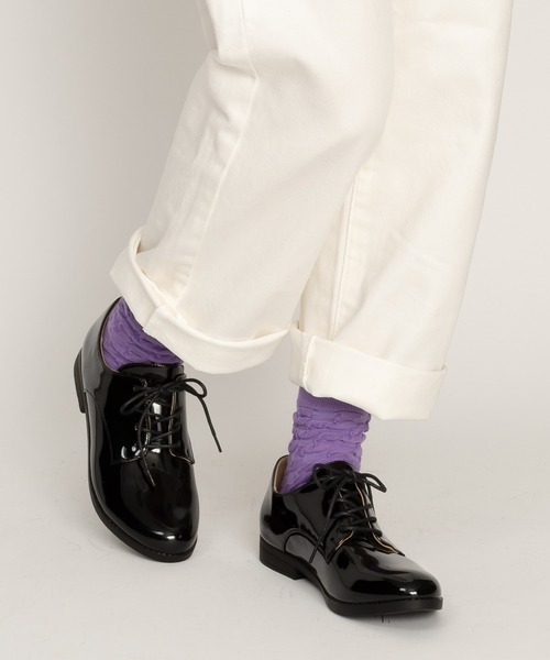 SVEC(シュベック)の「マニッシュ オックスフォードシューズ / プレーントゥ(ドレスシューズ・レディース・ブラック系その他/シルバー/ブラック・36/37/38/39/40)」の13枚目の写真