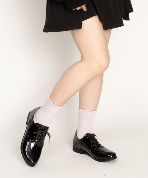 SVEC(シュベック)の「マニッシュ オックスフォードシューズ / プレーントゥ(ドレスシューズ・レディース・ブラック系その他/シルバー/ブラック・36/37/38/39/40)」の15枚目の写真