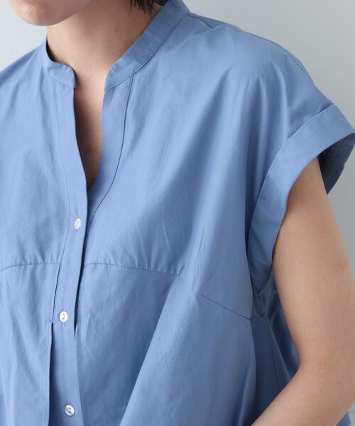 GALLEST(ギャレスト)の「◆ティアードフリルシャツ(シャツ/ブラウス・レディース・ブルー系その他/ネイビー/ホワイト系・38)」の10枚目の写真