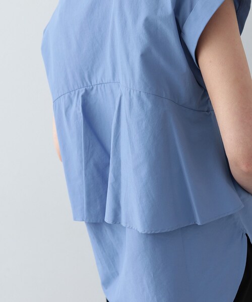 GALLEST(ギャレスト)の「◆ティアードフリルシャツ(シャツ/ブラウス・レディース・ブルー系その他/ネイビー/ホワイト系・38)」の12枚目の写真