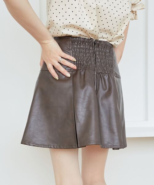 MAJESTIC LEGON（マジェスティックレゴン）の「ボックスプリーツスカパン（その他パンツ・レディース・グレー/ブルー系その他2/ブラック系その他2/ブラウン・MEDIUM）」の17枚目の写真