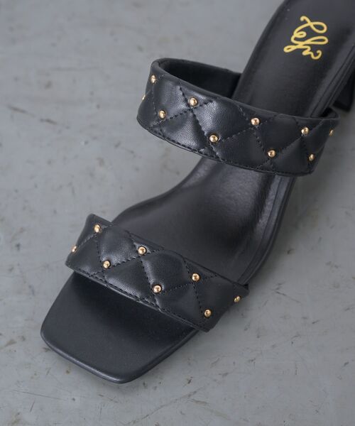 ems excite（エムズエキサイト）の「スタッズ付きサンダル（サンダル・レディース・ブラック/オフホワイト/ベージュ・MEDIUM/LARGE）」の13枚目の写真