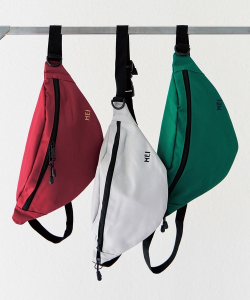 MEI（メイ）の「【MEI/メイ】MOON SHOULDER/ミニ ボディバッグ ウエストポーチ ショルダー（ボディバッグ/ウエストポーチ・レディース・ボルドー/ブラウン/グリーン/グレー/ネイビー/ブラック・F）」の11枚目の写真