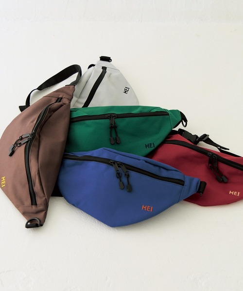 MEI（メイ）の「【MEI/メイ】MOON SHOULDER/ミニ ボディバッグ ウエストポーチ ショルダー（ボディバッグ/ウエストポーチ・レディース・ボルドー/ブラウン/グリーン/グレー/ネイビー/ブラック・F）」の8枚目の写真