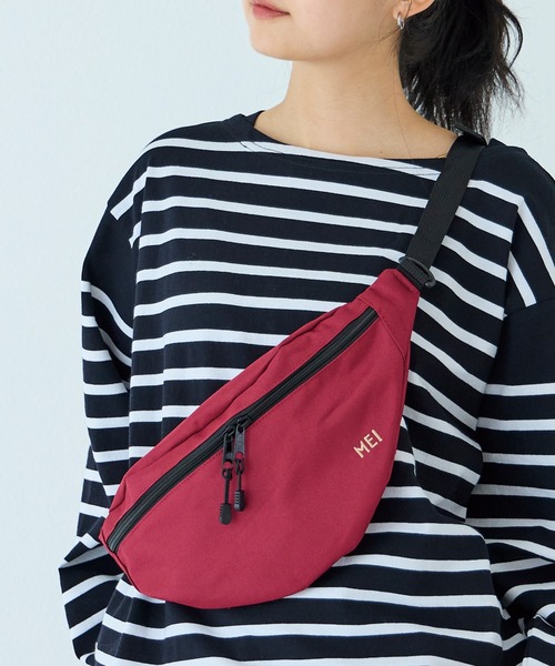 MEI（メイ）の「【MEI/メイ】MOON SHOULDER/ミニ ボディバッグ ウエストポーチ ショルダー（ボディバッグ/ウエストポーチ・レディース・ボルドー/ブラウン/グリーン/グレー/ネイビー/ブラック・F）」の13枚目の写真