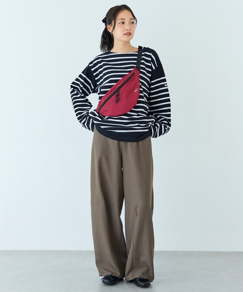 MEI（メイ）の「【MEI/メイ】MOON SHOULDER/ミニ ボディバッグ ウエストポーチ ショルダー（ボディバッグ/ウエストポーチ・レディース・ボルドー/ブラウン/グリーン/グレー/ネイビー/ブラック・F）」の14枚目の写真