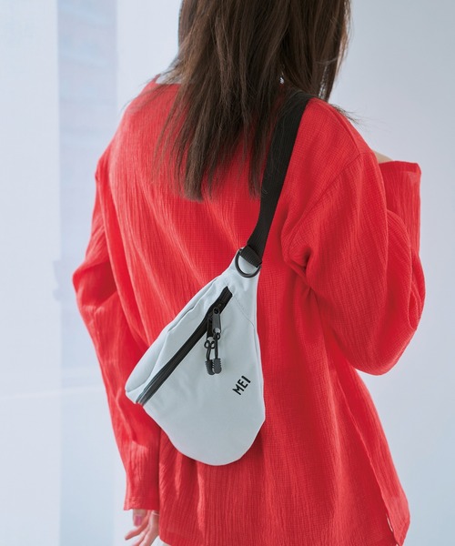 バックチャンネル　ウエストバッグ　MEI 　レッド メイ MEI 【日本正規品】 メイ ウエストバッグ MEI ボディバッグ