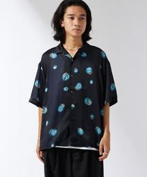 JOURNAL STANDARD（ジャーナルスタンダード）の「ポリエステルシアーサテン モダニズム オープンカラーシャツ（シャツ/ブラウス・メンズ）」